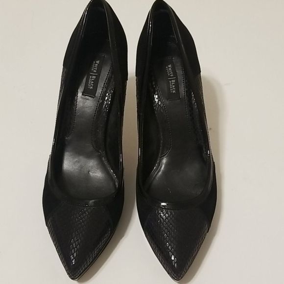 WHBM leather & suede heels - Picture 3 of 7